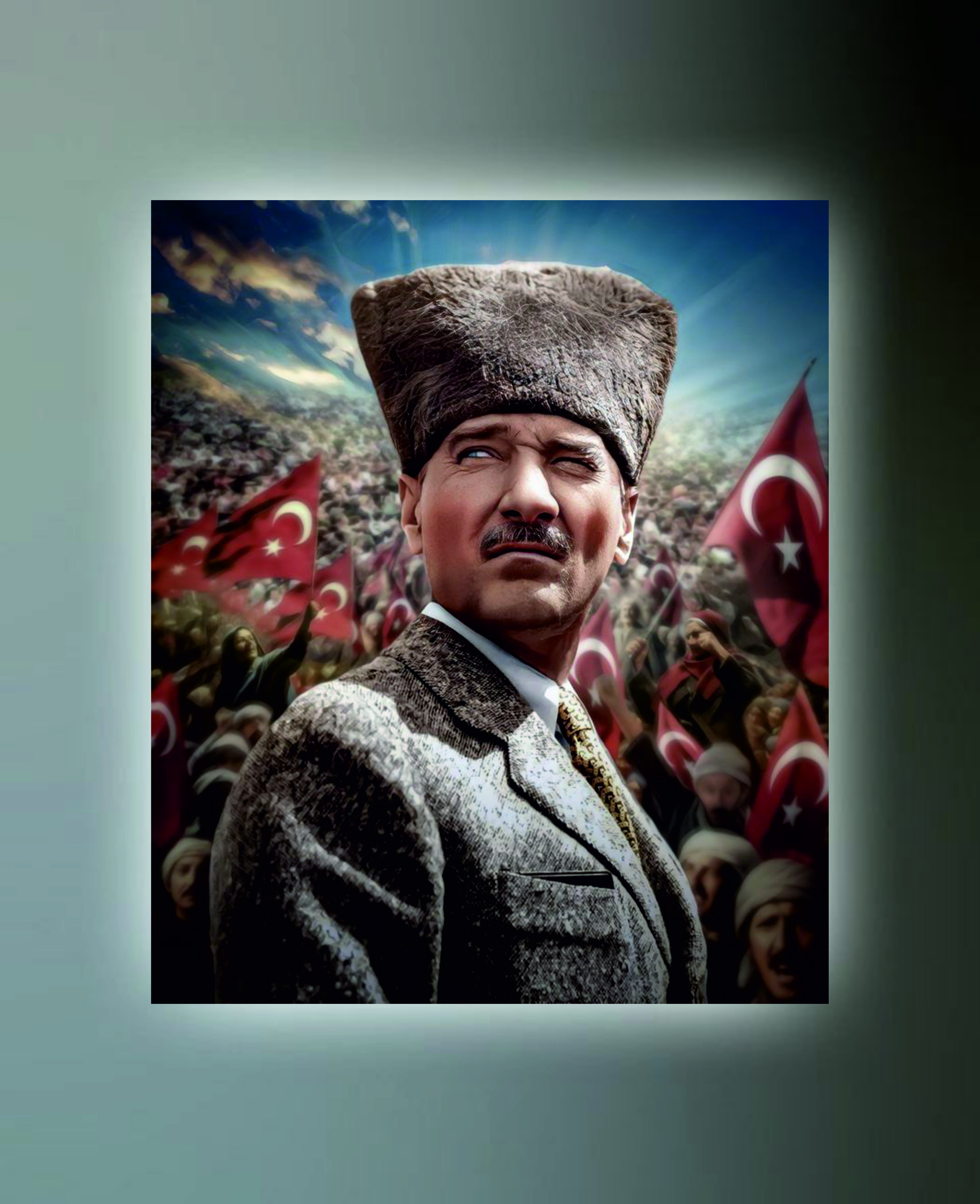 ATATÜRK TABLO (kanvas) 50x70 atatbl0029