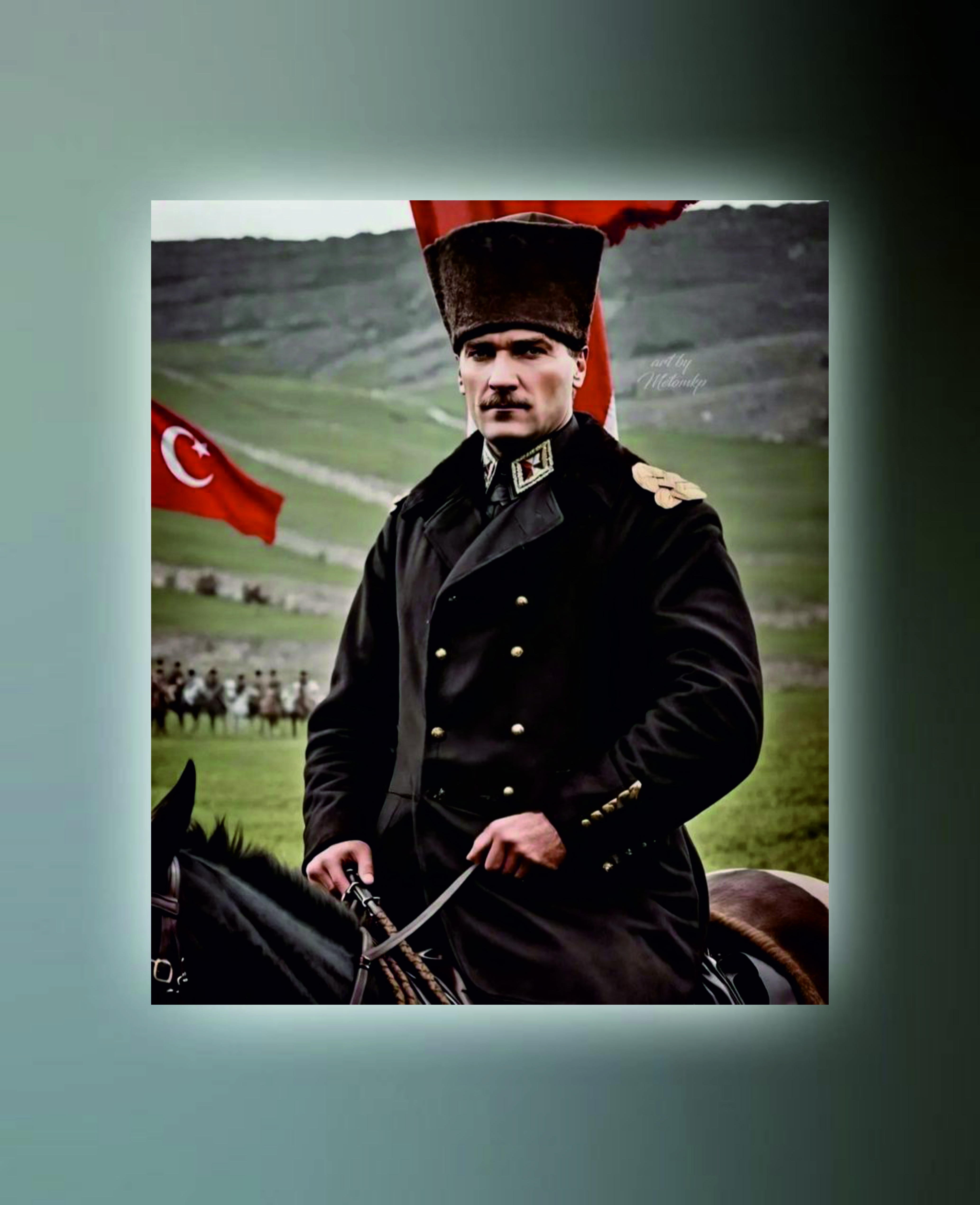 ATATÜRK TABLO (kanvas) 50x70 atatbl0030