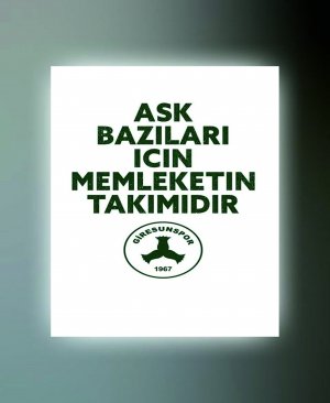GİRESUNSPOR TABLO (kanvas) 5