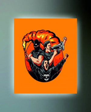 ADANASPOR TARAFTAR TABLO (kanvas) 2