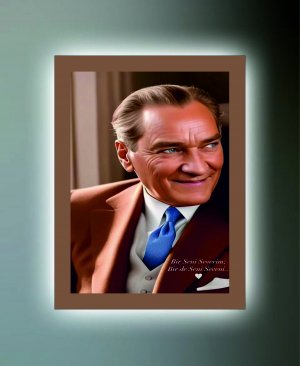 ATATÜRK 2 KANVAS TABLO 50X70 cm