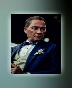 ATATÜRK TABLO (kanvas) 50x70 atatbl0014