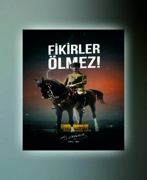 ATATÜRK TABLO (kanvas) 50x70 atatbl0010