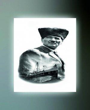 ATATÜRK TABLO (kanvas) 50x70 atatbl008