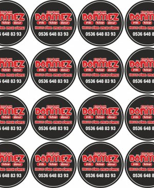 5X5 CM FOLYO ETİKET (1000 ADET)