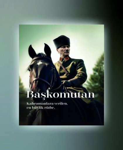 ATATÜRK TABLO (kanvas) 50x70 atatbl0025